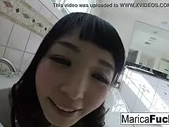 Self shot solo session with japanese starlet marica hase