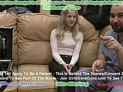 clov stacy shepard's 1st gyno exam by doctor tampa, watch this 18yo hottie bare all