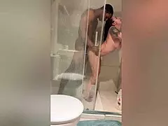 He fucks my tight pussy deep and I swallow his huge cock