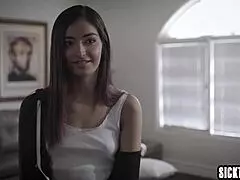 wet petite 18+ teen banged by bad with big cock in hardcore group taboo.