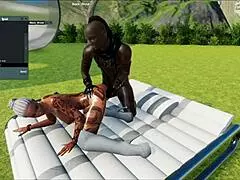 Addicted to bbc 7 with handsome black bull creampie in tight pussy