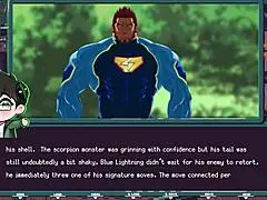 superhero becomes cumdump in blue lightning yaoi series