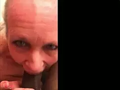Hot MILF Blowjob Compilation: Blonde Gets Facial from Big Black Cock, Cumshot Delight