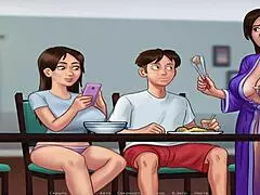 summertimesaga - cheerleader having wild sex, episode 2 58