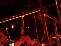 frankie strips in heels and stockings with clothes ripping