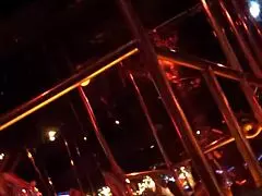 frankie strips in heels and stockings with clothes ripping