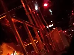 frankie strips in heels and stockings with clothes ripping