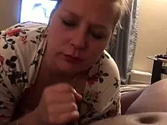 Hey babe, suck that black cock deeper tonight!