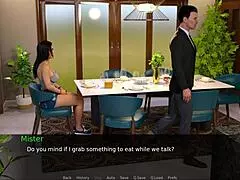 Nursing pleasure with horny teen in bed