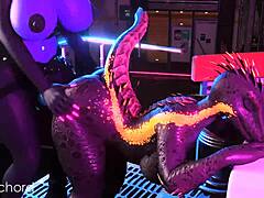 毛茸茸扶她高空逗蜥蜴狂野调戏