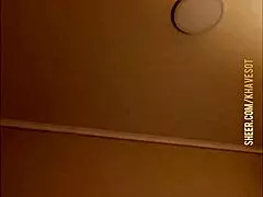 Horny latina with natural ass gets wet in close-up.