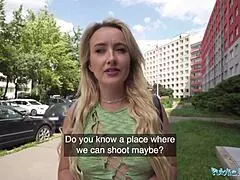 Public Agent Seduces Hot Young Blonde for Stranger’s Big Cock Content Creation