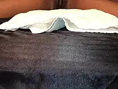 she's tied down and squirting all over that monster cock