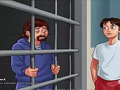 why does the rich girl wear that dirty maid costume in summertime saga?