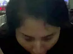 My wife sucks me until I cum on her face