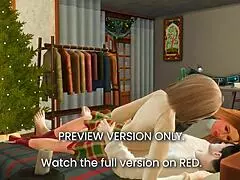 Under The Mistletoe - 3D Hentai Preview With Rough Sensual Sex!