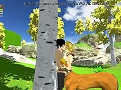 Yo, this 3D game has a female centaur dominating in wild femdom sex! 🐴