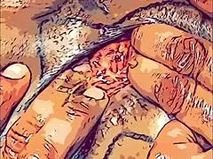 Is anal what's on her mind in this ebony POV?