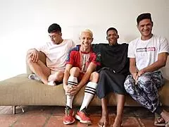 Bastidores: Sandriias Gets Backstage Group Bang with Twinks