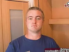 echtes amateur paar mit skinny deutscher teen 18+ beim ersten swinger casting und interview mit fremden user