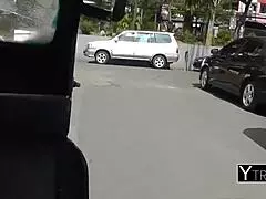 asian teen in leggings fucks horny black backpacker