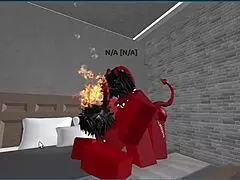 Demon bangs hot rich femboy with creampie finish!