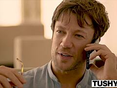 Estrela da Tushy, Eva Lovia, encara sua primeira dupla penetração com buracos abertos na parte 5 do filme