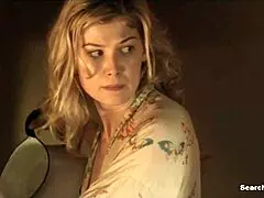 Rosamund Pike in Women in Love Ep2 2011 shows off topless skills.