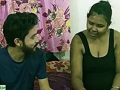 Indian teen boy drills room service girl in hot hotel encounter