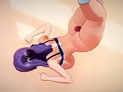 Oh, Aki Nijou's Big Tits Bounce While Moaning!