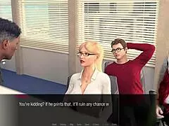 Jessica Oneil's Hard News: Playing in See-Through Lingerie at Work