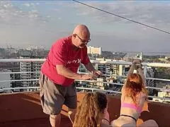 Katrina rears and rolls her ass on rubber cock in first scene