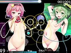 osu hentai gameplay 2 with anime cartoon