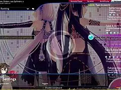 osu hentai gameplay 2 with anime cartoon