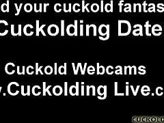 Femdom denies orgasm, turns you into cuckold