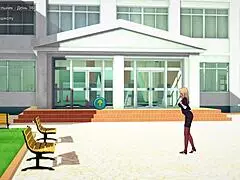 Complete gameplay - hs tutor part 9, rough titty fuck cum on face?