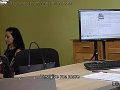 sexy teen offers blowjob and fucking for cash in casting