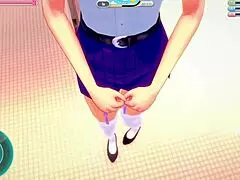 Koikatsu Episode 01 Bold Sex Lessons Hentai Gameplay Big Cock Outdoor.