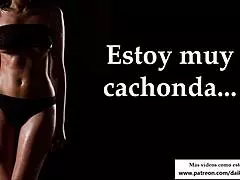 Jerk off to my big cuban tits with spanish voice instructions