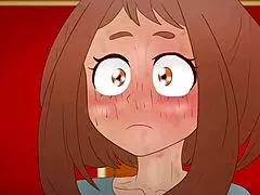 Girls Fined for Refusing Sex! Hentai Action with Ochako Uraraka in My Hero Academia