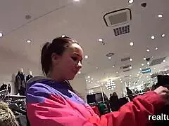 fantastic czech nympho tempted in shopping centre