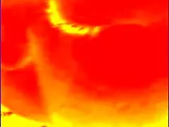 Thermal sloppy blowjob contrasts with homemade pov interracial