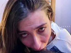 i was cute blonde stepbrother stealing panties, got caught and blackmailed into homemade creampie and pov blowjob