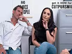 Brunette milf Sheena Ryder caught stealing in daring act at store