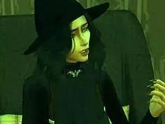 sims 4 halloween: mature milf mommy in missionary gets rejuvenated with sperm