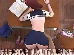 D va gets fucked hard in the school pov scene 😈