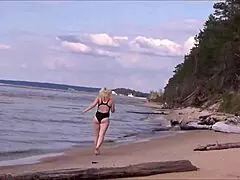 I'm So Turned On by the Sexy Blonde with Big Tits at Sea