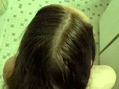 Cumshot in Hair Fetish