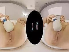 vrallure pretty in pink gets her shaved pussy toyed with