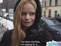 Horny Agent Teases European Cutie's Pussy in Casting POV Session